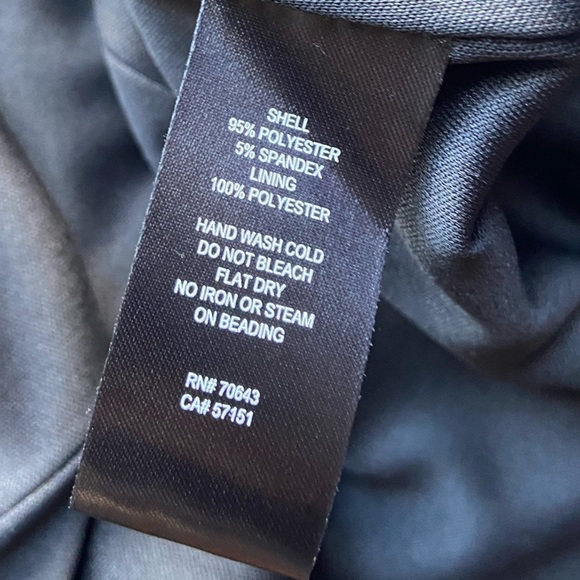 NWT Eliza J Watercolor Print Fit And Flare Scuba Cocktail Jeweled Dress BB99 - Picture 15 of 16